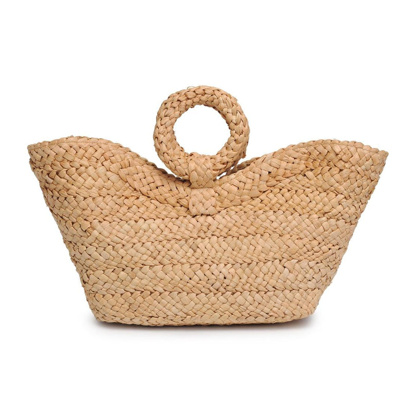 60058 Edith Straw Tote Bag - MiMi Wholesale