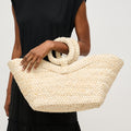 60058 Edith Straw Tote Bag - MiMi Wholesale