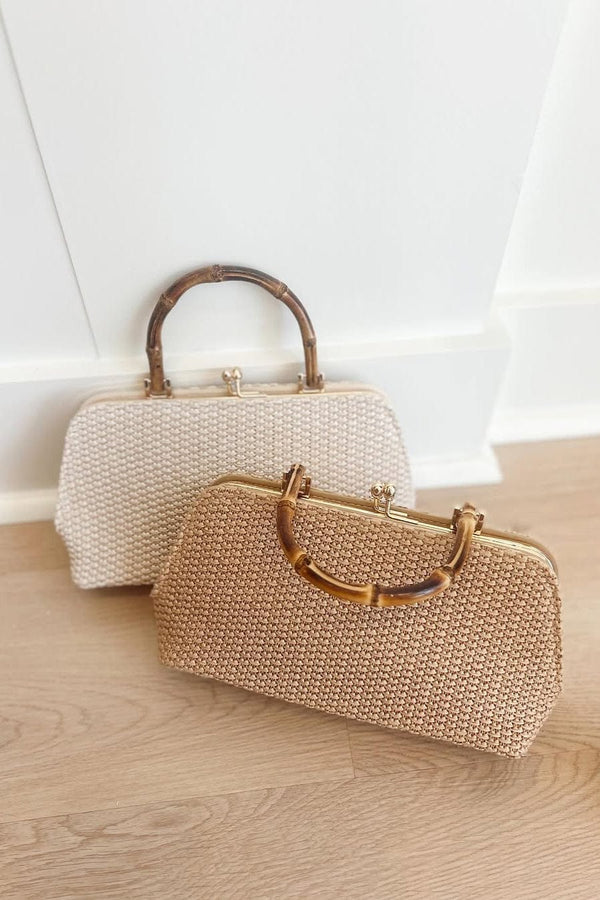 60124ST Lucy Straw Clutch/Crossbody Bag - MiMi Wholesale