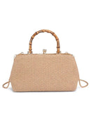 60124ST Lucy Straw Clutch/Crossbody Bag - MiMi Wholesale