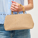 60124ST Lucy Straw Clutch/Crossbody Bag - MiMi Wholesale