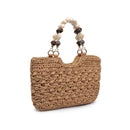 60243 Nora Straw Mini Crochet Tote Bag - MiMi Wholesale