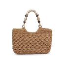 60243 Nora Straw Mini Crochet Tote Bag - MiMi Wholesale