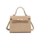 60270 Adeline Straw Satchel/Crossbody Bag - MiMi Wholesale