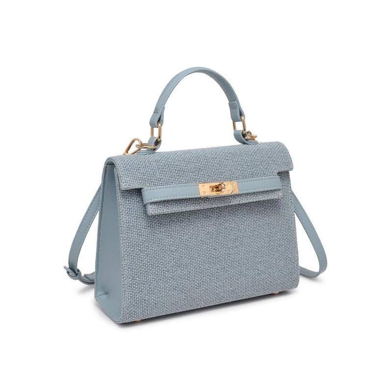 60270 Adeline Straw Satchel/Crossbody Bag - MiMi Wholesale