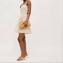 60275A Annie Straw Clutch Bag With Chain Strap - MiMi Wholesale