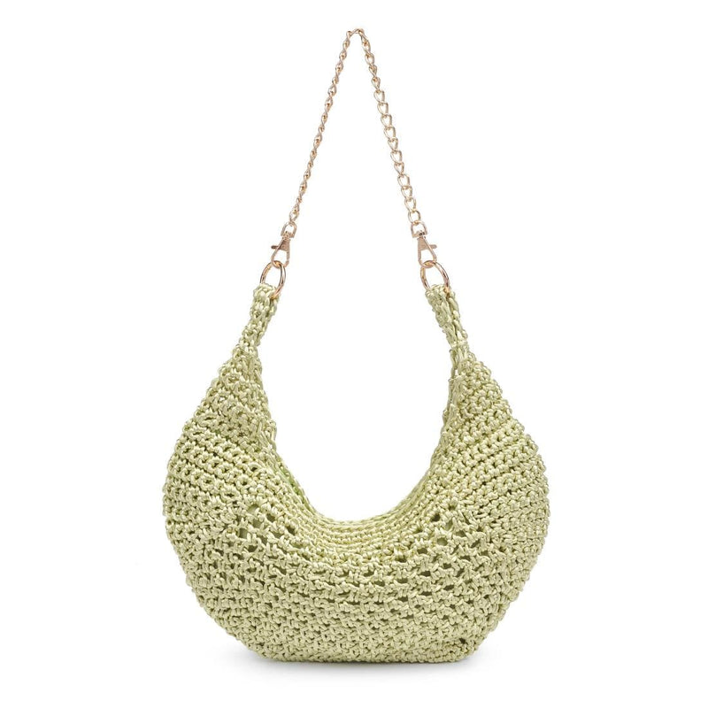 60402ML Soraya Straw Shoulder Bag - MiMi Wholesale