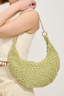 60402ML Soraya Straw Shoulder Bag - MiMi Wholesale