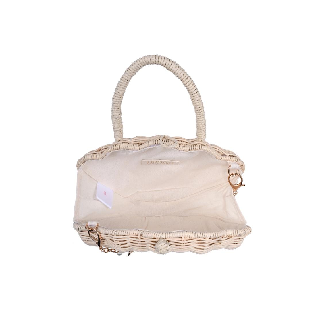 60428B Erica Straw Shell Crossbody/Clutch Bag - MiMi Wholesale