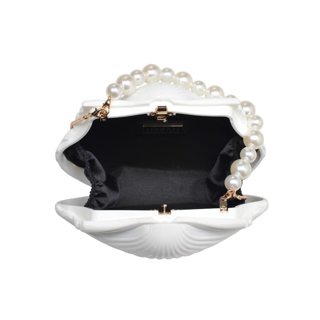 60915 Kayla Shell Pearl Handle Evening Bag - MiMi Wholesale