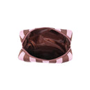 61028BS Essential Stripe Cosmetic Bag - MiMi Wholesale