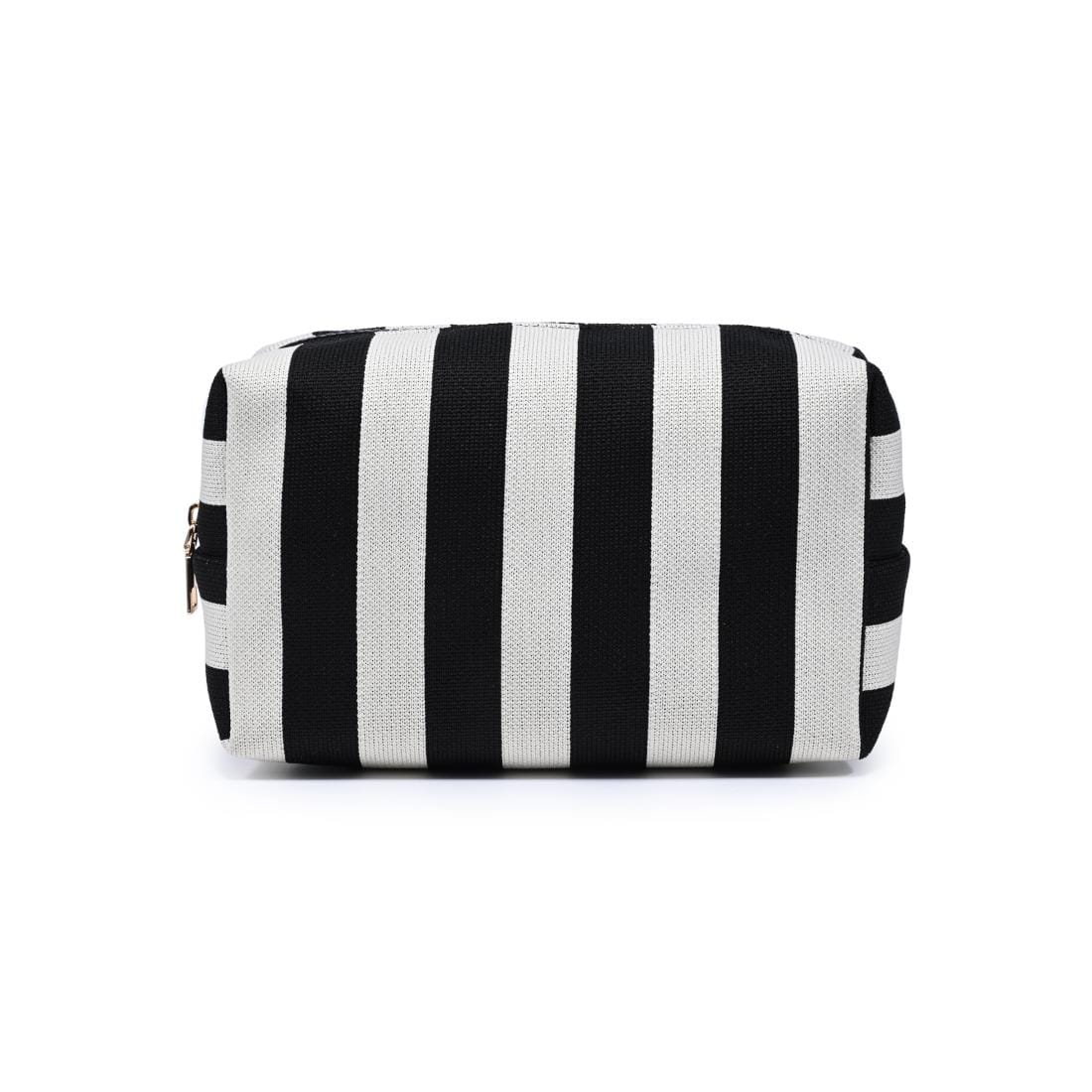 61028BS Essential Stripe Cosmetic Bag - MiMi Wholesale
