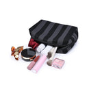 61028BS Essential Stripe Cosmetic Bag - MiMi Wholesale