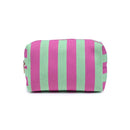 61028BS Essential Stripe Cosmetic Bag - MiMi Wholesale