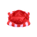 61028BS Essential Stripe Cosmetic Bag - MiMi Wholesale