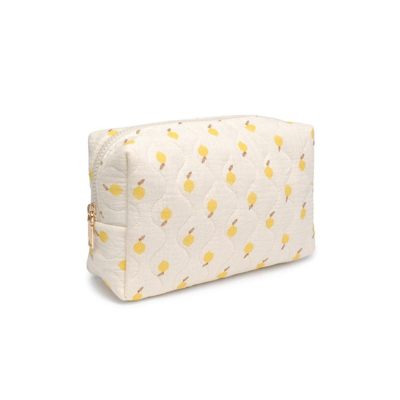 61083 Pattern Quilted Keeper Cosmetic Pouch - MiMi Wholesale