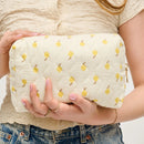 61083 Pattern Quilted Keeper Cosmetic Pouch - MiMi Wholesale