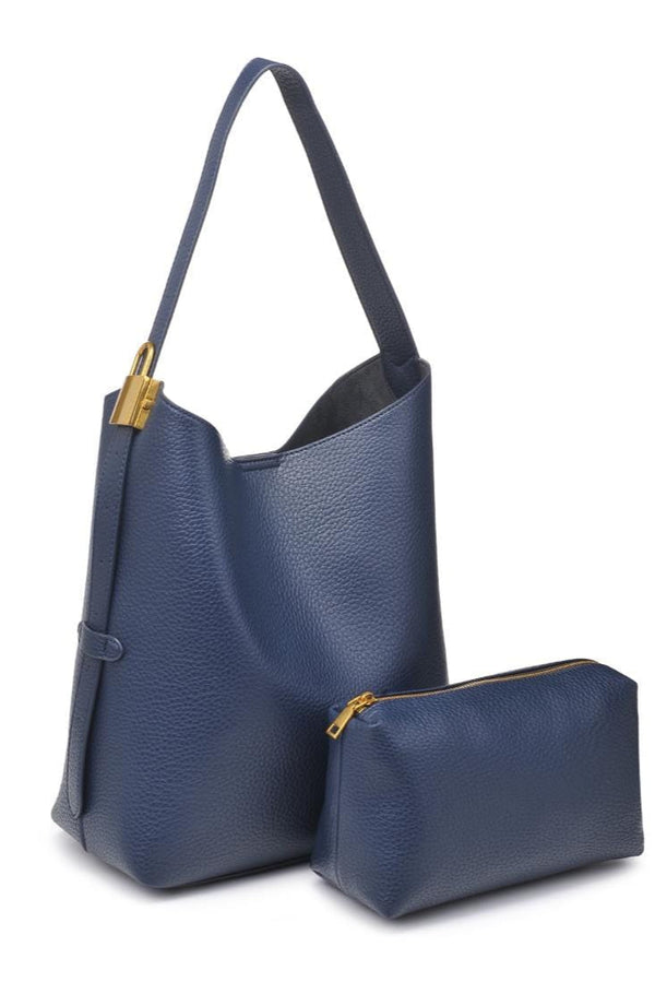 61286 Matty Hobo Tote 2 in 1 Bag With Pouch - MiMi Wholesale
