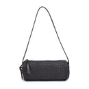61305STML Mila Straw Cylinder Shoulder Bag - MiMi Wholesale