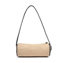 61305STML Mila Straw Cylinder Shoulder Bag - MiMi Wholesale