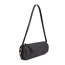 61305STML Mila Straw Cylinder Shoulder Bag - MiMi Wholesale