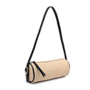 61305STML Mila Straw Cylinder Shoulder Bag - MiMi Wholesale