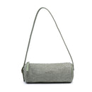 61305STML Mila Straw Cylinder Shoulder Bag - MiMi Wholesale