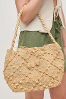 61324 Rue Straw Tote Bag - MiMi Wholesale