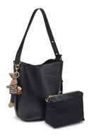61350 Jessica Hobo Tote 2 in 1 Bag With Pouch - MiMi Wholesale