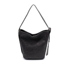 61350SW Jessica Straw Hobo Tote Bag With Pouch - MiMi Wholesale