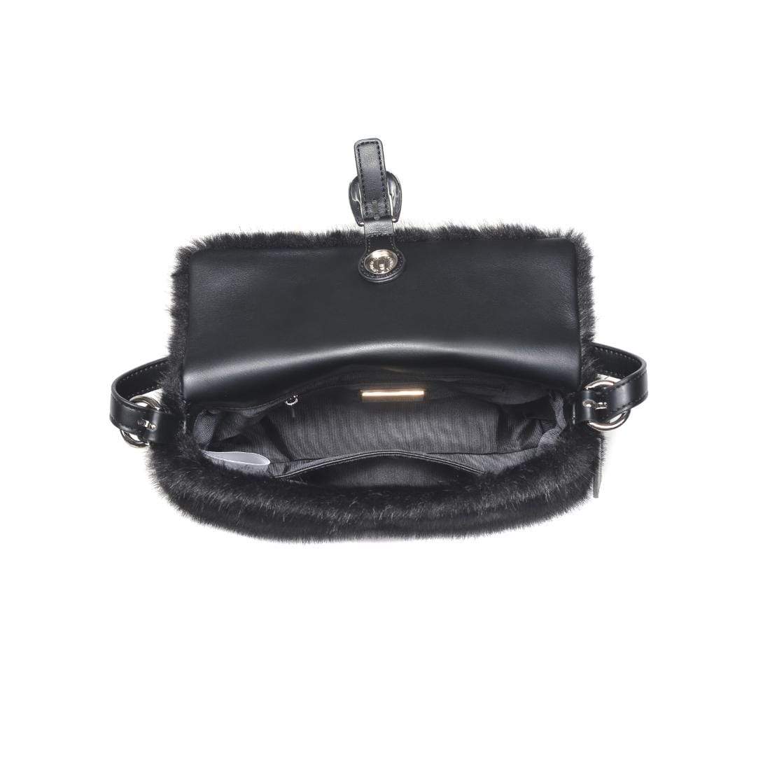 61647 Gloria Faux Fur Shoulder Bag - MiMi Wholesale