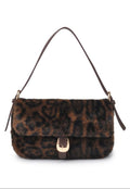 61647 Gloria Faux Fur Shoulder Bag - MiMi Wholesale