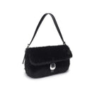 61647 Gloria Faux Fur Shoulder Bag - MiMi Wholesale