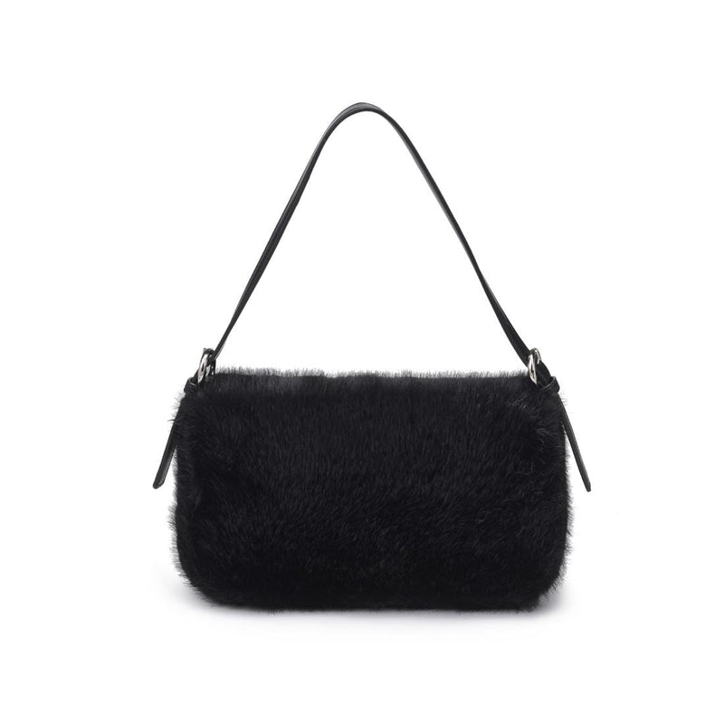 61647 Gloria Faux Fur Shoulder Bag - MiMi Wholesale