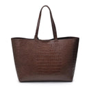 61673B Tiffany Croc Tote Bag - MiMi Wholesale