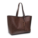 61673B Tiffany Croc Tote Bag - MiMi Wholesale