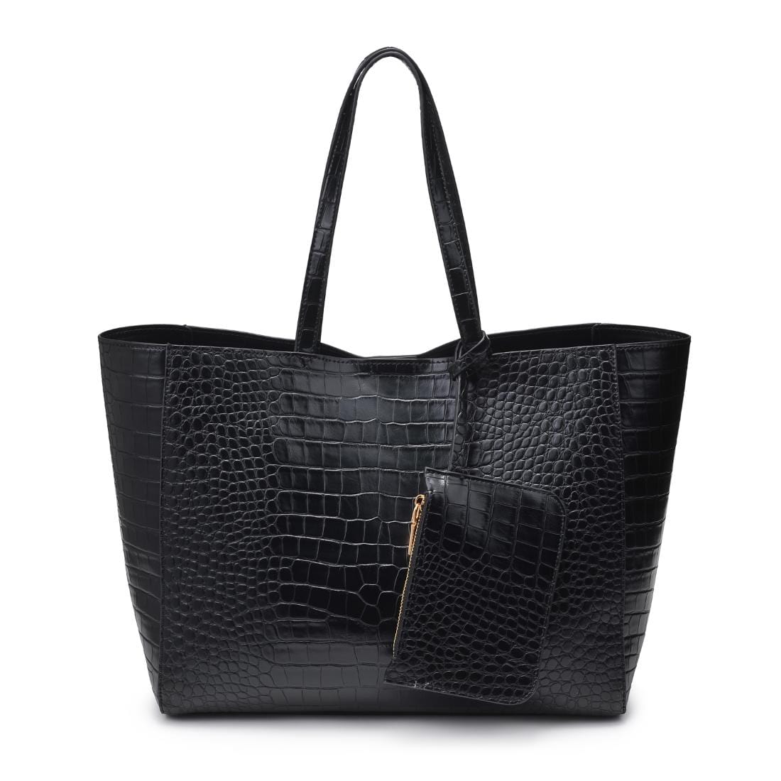61673B Tiffany Croc Tote Bag - MiMi Wholesale