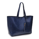 61673B Tiffany Croc Tote Bag - MiMi Wholesale