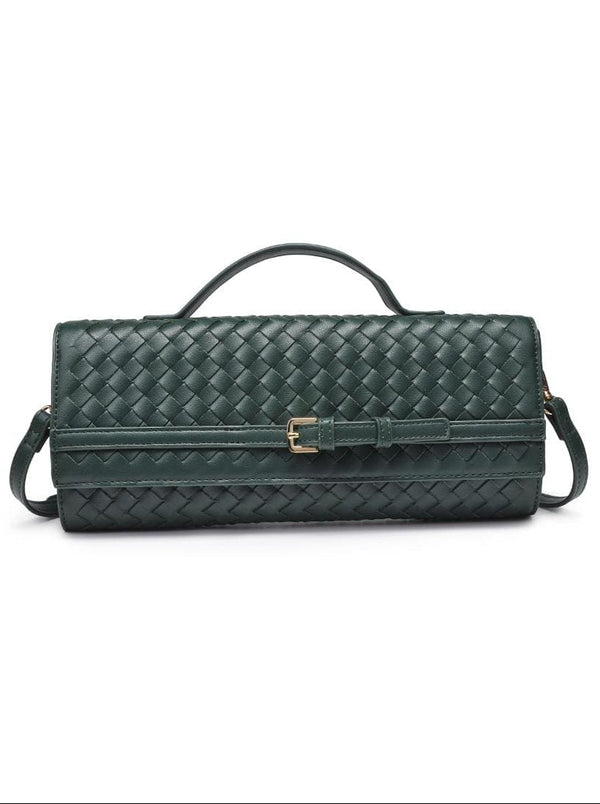 61688 Emerson Woven Clutch/Crossbody bag - MiMi Wholesale