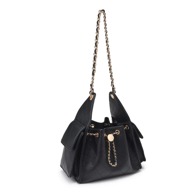 61740 Willow Hobo Bag With Chain Strap - MiMi Wholesale