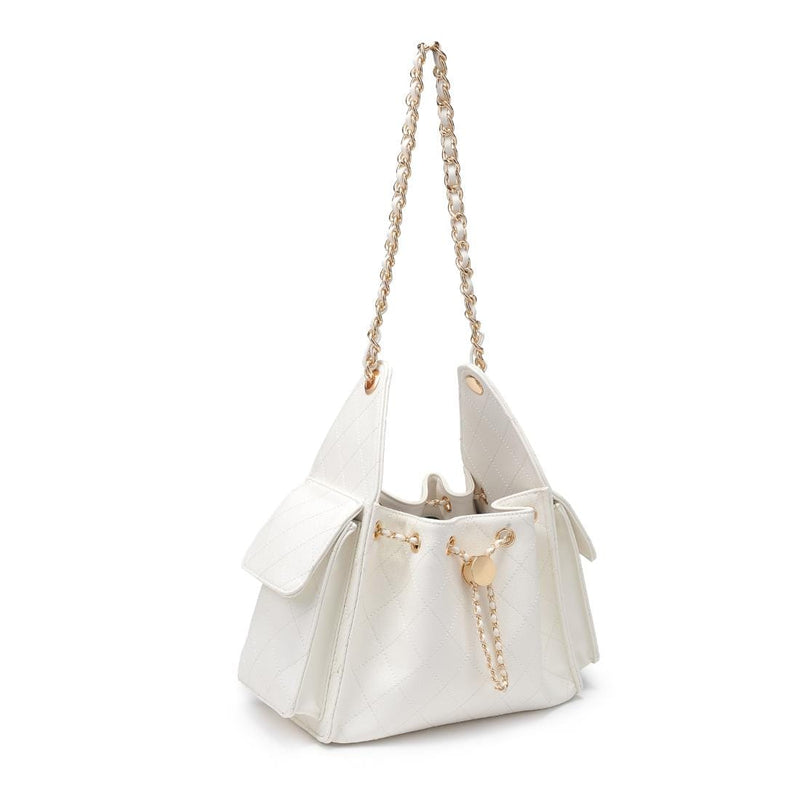 61740 Willow Hobo Bag With Chain Strap - MiMi Wholesale