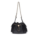 61740 Willow Hobo Bag With Chain Strap - MiMi Wholesale