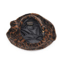 61954 Cecilia Leopard Faux Fur Hobo Bag - MiMi Wholesale