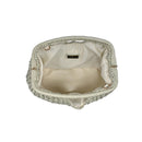 62428 Abigail Straw Crossbody/Clutch Bag With Chain Strap - MiMi Wholesale