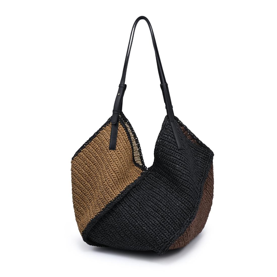 62521ML Ruthi Straw Slouchy Tote - MiMi Wholesale