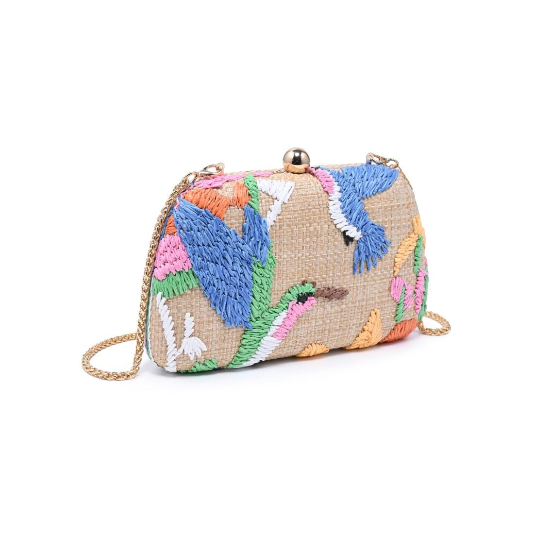 62580 Weston Straw Clutch Evening Crossbody Bag - MiMi Wholesale