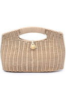 62599 Riley Straw Clutch Bag - MiMi Wholesale