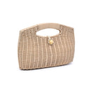 62599 Riley Straw Clutch Bag - MiMi Wholesale