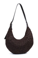 62675 Jasmine Straw Hobo Bag - MiMi Wholesale