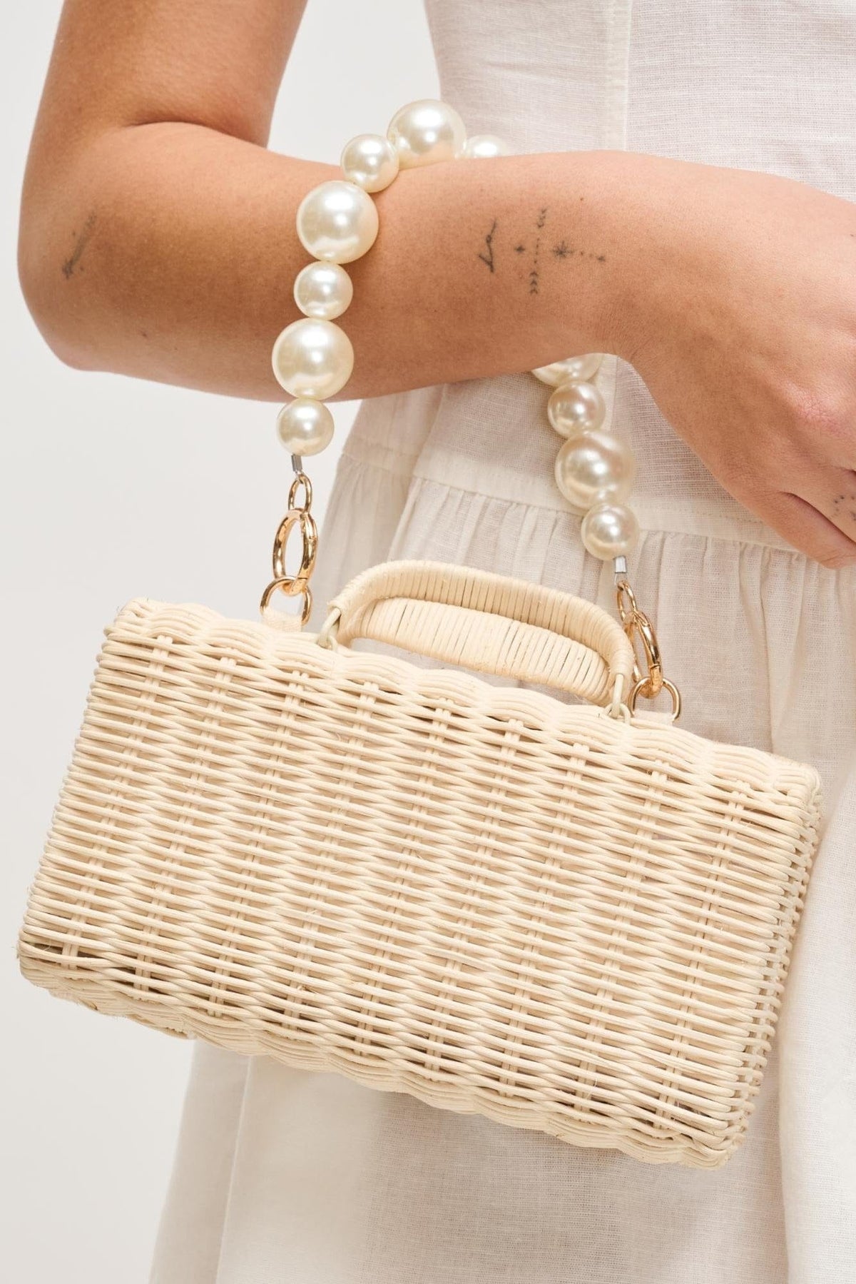 62867 Everly Straw Clutch/Evening Bag - MiMi Wholesale